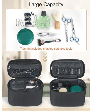 Buy Premium Shaving Kit Bag - Manual Razor & Beard Trimming Organizer for Men | Travel Accessories (Black - Buy Online on GoSupps.com