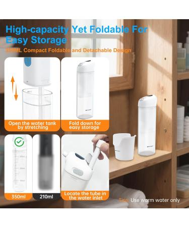 BOCOOLIFE Ear Wax Removal Electric Ear Cleaning Kit Waterproof Cleaner 4 Water Pressure Modes Temperature Display Ear Irrigation Flushing System Safe Effective Clean Wax Buildup 10 Tips Ear Basin Blue Cleaner - Buy Online on GoSupps.com