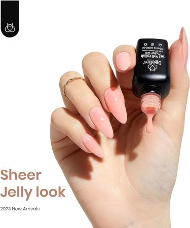 Beetles Gel Nail Polish Set - Ballet Dress Collection | 6 Shades of Milky White, Sheer Pink, Nude, Jelly & Transparent | Soak Off UV DIY Manicure Kit for Women - Buy Online on GoSupps.com