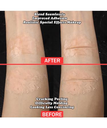 BOBISUKA Scar Wax Extension Oil - Professional SFX Makeup for Fake Wounds & Halloween Effects - Non-Sticky 0.17OZ - Buy Online on GoSupps.com