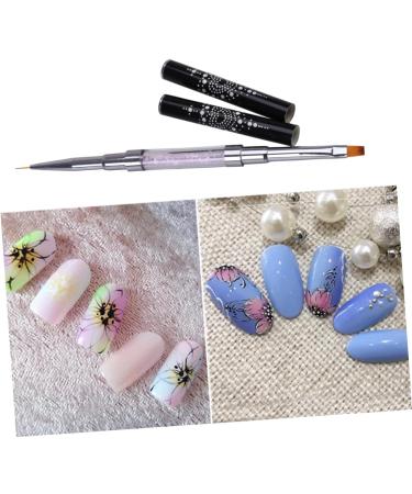 POPETPOP Manicure Tools Professional Nail Art Tools Diy Nail Tool Nail Art Brush Pen Nail Art Liner Pen Manicure Tool Nail Art Liner Brush Nail Polish Liner Nail Brush Both Ends - Buy Online on GoSupps.com