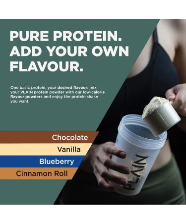Chocolate Plain Flavor Powder - 30 Servings | Sugar-Free & Pure | Natural Creamy Flavor for Food - Plain Protein with Cocoa - 150g - Buy Online on GoSupps.com