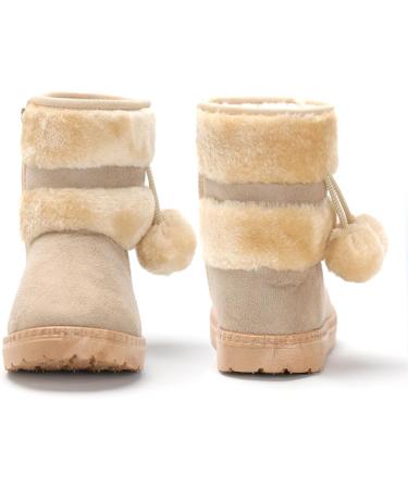 Yeeteepot Baby Winter Booties - Warm Snow Boots for Girls & Boys | Anti-Slip Toddler Shoes - Buy Online on GoSupps.com