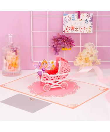 Auxsooul 3D Pop-Up Baby Cards | Unique Handmade Greetings for Newborn Boys | Perfect Birth & Birthday Congratulations - Buy Online on GoSupps.com