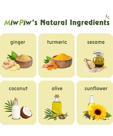 Miw Piw Ginger Soap Lymphatic Drainage Pack 6 - Anti-Cellulite & Skin Tightening Formula - Natural Detox Soaps for Deep Cleansing & Rejuvenation - Type B - Buy Online on GoSupps.com