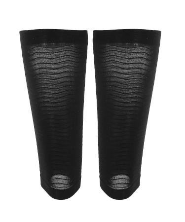 Compression Leg Sleeve for Women and Men - Thigh Slimmer Shaper Black - Knee Support - Buy Online on GoSupps.com
