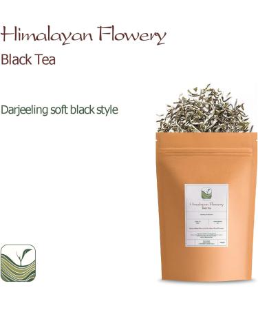 Himalayan Finest Flowery Tea Nepal - Nepalese Pure Loose Leaf Tea - Similar To Darjeeling But More 100g Himanlayan 100 g - Buy Online on GoSupps.com
