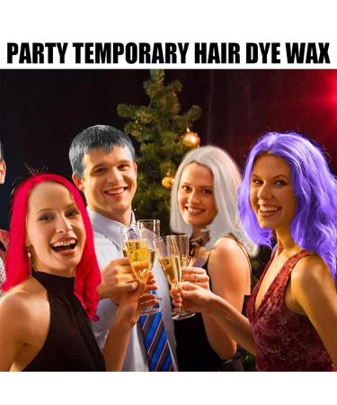 Magic Color Styler Cream | Temporary Hair Color Wax (Grey & Blue) - Natural Hair Wax for Vibrant Styles | 120g - Buy Online on GoSupps.com