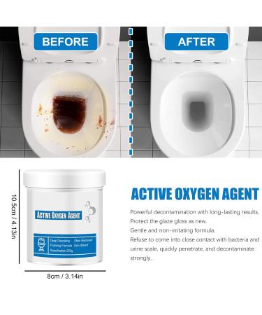 Foam Toilet Cleaner Toilet Cleaner Toilet Active Oxygen Agent Toilet Cleaner Foam Powder As Seen On Tv Deep Cleaner Easy to Use (2PCS) - Buy Online on GoSupps.com