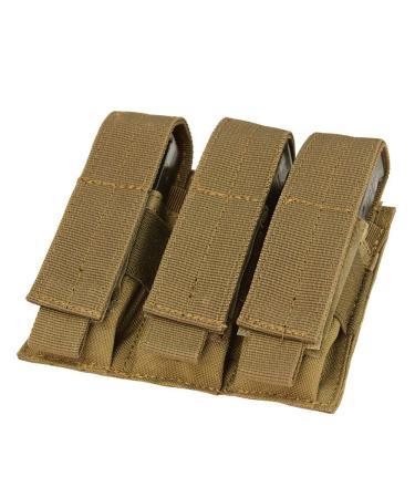 Condor Triple Pistol Mag Pouch Coyote Brown