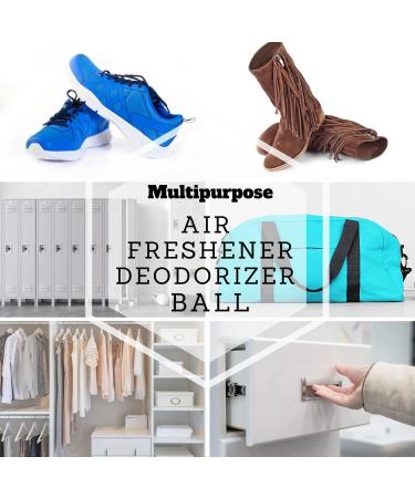 Air Jungles Odor Deodorizer Balls - Fresh Linen Scented Natural Tea Polyphenols & Essential Oil - Long Lasting Odor Eliminator for Shoes, Gym Bags, Drawers, and Locker - Buy Online on GoSupps.com