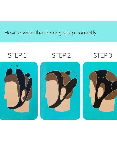 Buy Anti Snoring Chin Strap - Ergonomic Breathable SBR Material for Better Sleep | Unisex Sleep Solution - Buy Online on GoSupps.com