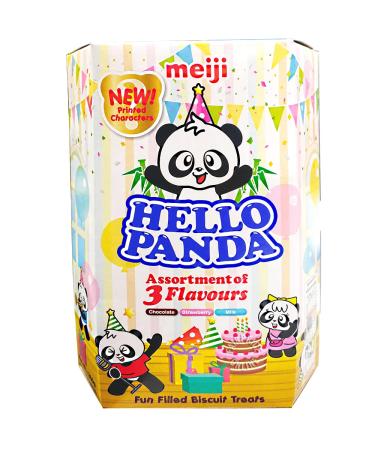 Meiji Hello Panda Biscuits with Assorted Filling 3 Flavours 260 G