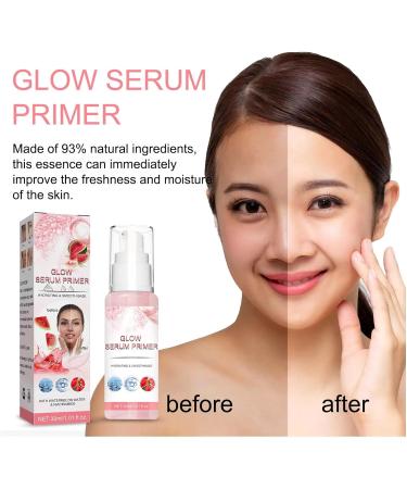 1/2/3/4/5Pcs Essence Glow Serum 30ml Essence Watermelon Glow Serum Glow Watermelon Moisturizer Essence Glow Serum Watermelon Glow Boosting Serum Moisturizing Brightens Skin for All Skin Types (1pcs) - Buy Online on GoSupps.com