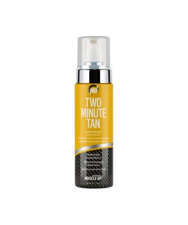 Pro Tan Two Minute Tan Sunless Bronzing Mousse New and Improved Formula Rich Moisturizers Streak Free Dries Quickly Even Coverage 7 oz.