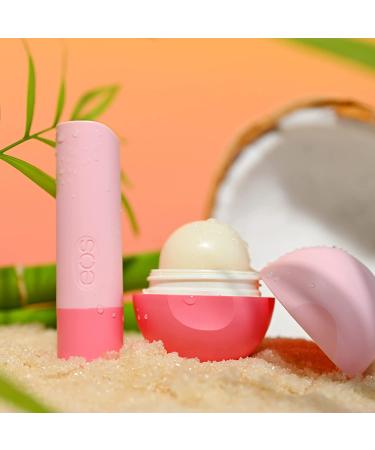 Eos FlavorLab Paradise Lip Balm - Coconut Sugarcane | Long-Lasting Hydration | 2 Pack - Buy Online on GoSupps.com