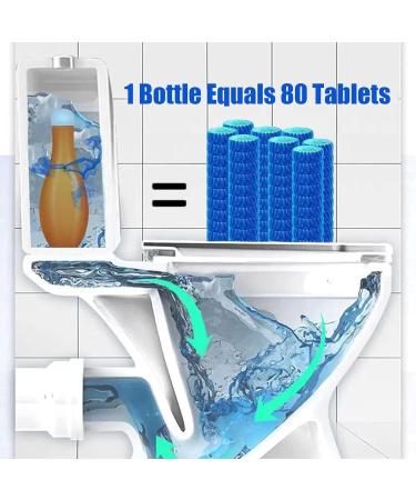 Bowling Blue Bubble Toilet Bowl Cleaner Automatic Toilet Bowl Cleaner in Bottle Bowling Blue Bubble Bathroom Long-Lasting Fragrance Cleaner Automatic Toilet Bowl Cleaner(320g 1 Pcs) (1PCS) - Buy Online on GoSupps.com