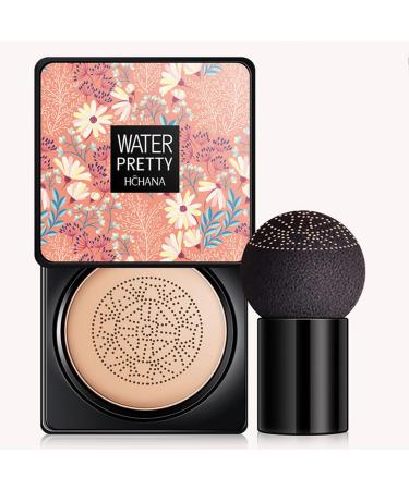 Wonderninelife Beauty Cream mushroom head air cushion CC cream Beauty Linasi Clear Cover Beauty Cream Mushroom Head Makeup Brush waterproof and durable (nature b) 100 g (1 Pack)