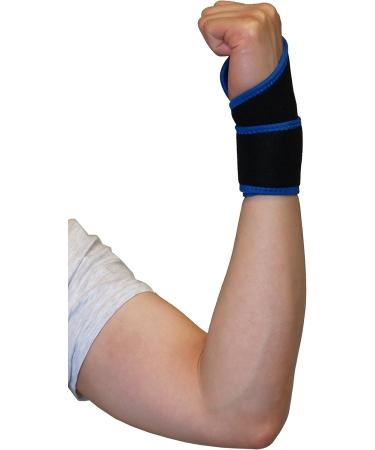 Protexx Wrist Palm Hand Sport Support Brace - Black | International Shipping Available - Buy Online on GoSupps.com