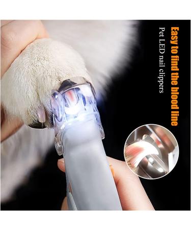 PSGS Professional Pet Nail Clipper Scissors Pet Dog Cat Nail Toe Claw Clippers Scissor Led Light Nail Trimmer for Animals Pet Supplie (Color : 01) - Buy Online on GoSupps.com