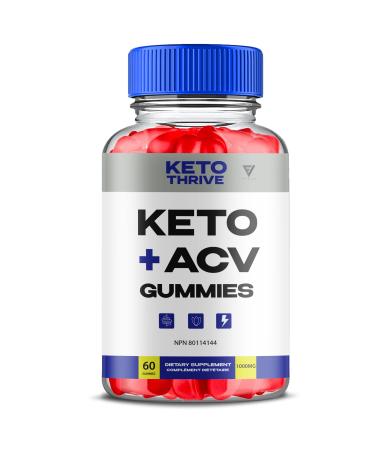 Keto Thrive Keto ACV Gummies KetoThrive Canada Apple Cider Vinegar Advanced Strength Daily Multivitamin Support Supplement Compl ment multivitamin quotidien avanc ACV de Keto Thrive (60 Gummies)