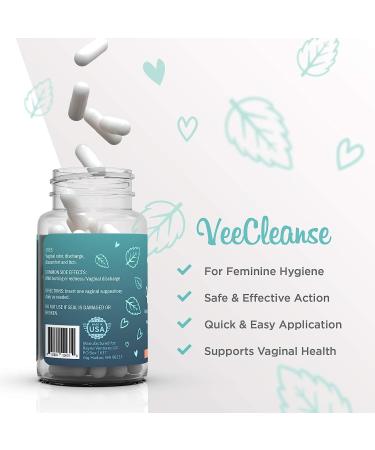 VeeFresh VeeCleanse Boric Acid Vaginal Suppositories - pH Balance & Odor Control for Fresh & Confident Feel - Buy Online on GoSupps.com