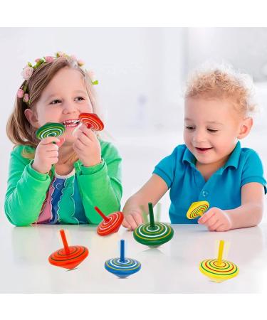 30 Colorful Wooden Circle Toys for Kids | Party Bag Fillers & Birthday Gifts - Buy Online on GoSupps.com