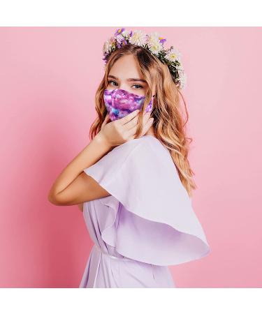 Cloth Face Cover Washable Reusable for Women - Cotton Face Mask Covering with Nose Wire (Xk1 universe  Galaxy)1 A Universe  Galaxy - Buy Online on GoSupps.com