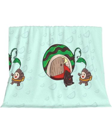 YYHHAOFA Sunflower Seeds Watermelon Seeds Picture Flannel Blanket Throw 60x50 in : Light Weight Warm and Durable Soft and Anti-Wrinkle - Buy Online on GoSupps.com