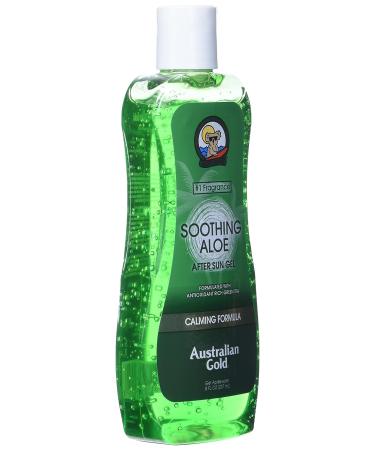 Australian Gold Soothing Aloe Vera After Sun Gel | Relieves Sunburn Pain | Hot & Itchy Skin Relief | 8 Fl Oz - Buy Online on GoSupps.com