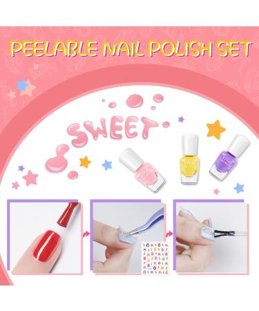 ETYJO 12 Colors Nail Polish Kids Set for Girls Gift X-B Children Varnish - Buy Online on GoSupps.com