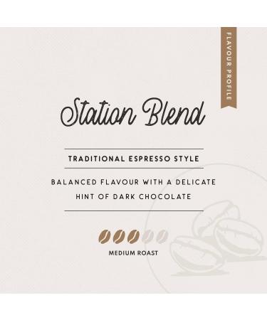 Station Blend Espresso Old Rail Coffee Medium Roast Low Acidity Whole Bean 12 Oz / 340G - Buy Online on GoSupps.com