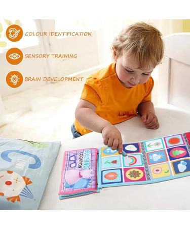 Towwoo Baby Spiegel & Crackling Book | Montessori Sensory Toy for Newborns 0-12 Months - Foldable & Ideal for Exploring Feelings - Buy Online on GoSupps.com
