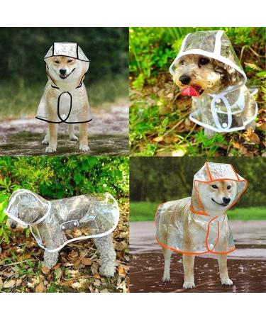 Xfyyzy Dog Raincoat - Waterproof Clear Pet Raincoat for Outdoor Walking - Breathable Lightweight Dog Poncho - Medium - Buy Online on GoSupps.com