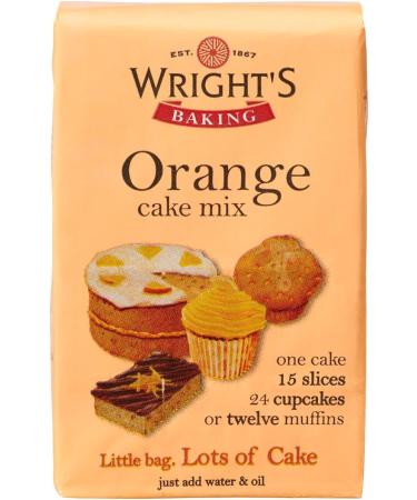 Wright's | Baking Orange Cake Mix 500G | Orange cake mix can be used to bake light & moist cakes slices muffins or cupcakes with a distinctive citrus flavour. - Buy Online on GoSupps.com