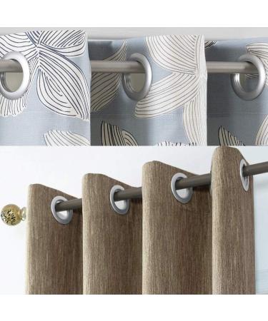 AchNau 1-9/16 Inner Dia Silver Plastic Curtain Grommets - Pack of 16 - Buy Online on GoSupps.com