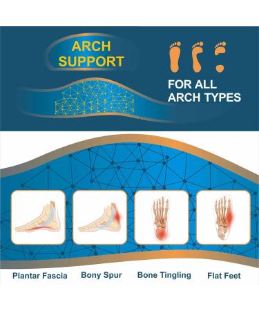 MEGNYA Men's Orthopedic Flip Flops for Plantar Fasciitis - Arch Support Sandals for Sport and Comfort - Buy Online on GoSupps.com