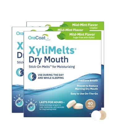 Oracoat Xylimelts Mild Mint Flavor 120 Count (Pack of 1)