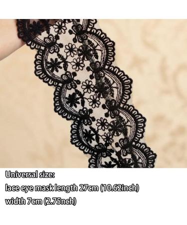 MFMYEE Lace Eye Mask | Blackout Mesh Sleeping Mask for Women | Halloween Cosplay & Costume Party Accessory - Buy Online on GoSupps.com