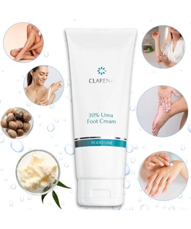 Clarena Urea 30% Cream - Professional Moisturizer for Very Dry Skin Foot Cream Shea Butter 100ml | International Shipping Available - Buy Online on GoSupps.com