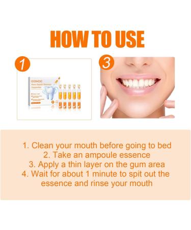 2 Piece Gum Repair Treatment - Effective Ampoules for Receding Gums & Oral Health - Buy Online on GoSupps.com