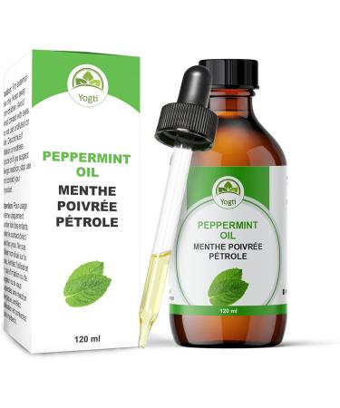 Yogti Canadian Brand Peppermint Oil with Dropper 120 ml (Pack of 1) - Buy Online on GoSupps.com