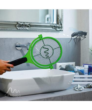 Gardigo Flying Gossip - 2 Set Electric Fly Clap with 90 Swiveling Head | Simple Insect Catch for Blankets Windows & Walls | Effective Insect Shredder - Buy Online on GoSupps.com