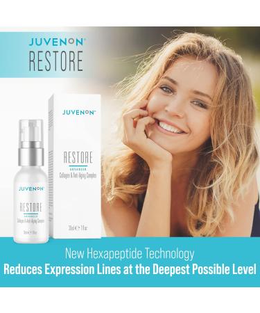 Juvenon Restore Advanced Collagen & Anti-Aging Complex | Premium Skincare for Fine Lines & Wrinkles - Shop Internationally Now - Buy Online on GoSupps.com