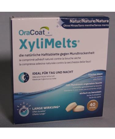 OraCoat XyliMelts - 40 Adhesive Discs for Dry Mouth Relief - Neutral Flavor - Buy Online on GoSupps.com
