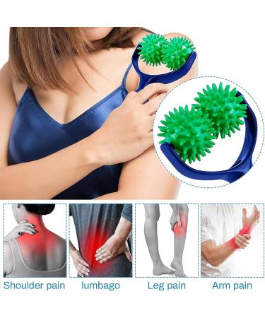 MISFUN Extery Massage Rollers with Handles | Self-Massage Fascia Roller for Foot Leg & Back Relief | International Shipping Available - Buy Online on GoSupps.com