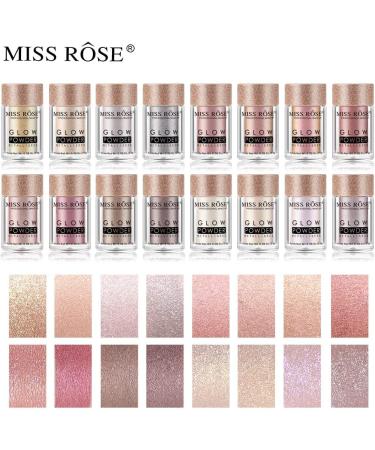 SPESHION Monochrome Glitter Pink Pearl Waterproof Eye Shadow - Makeup Powder (11) - Buy Online on GoSupps.com