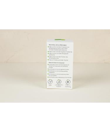 Organic Jod Capsules | Natural Iodine from Hebrides Algae | Bio Kelp Vegan Supplements | 150 g Organic Iodine per Capsule | Eco-Friendly Glass Container - Buy Online on GoSupps.com