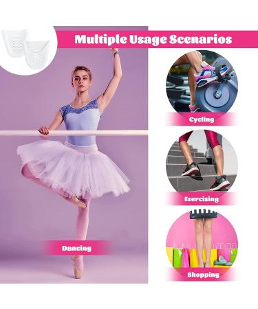 Silicone Toe Protectors for Women - Dance Gel Pads for Pointe Shoes with Breathable Hole - Brown One Size - Buy Online on GoSupps.com