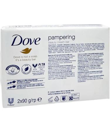  Dove Dove Beauty Cream Bar Care Moisturizing Solid Soap Vanilla And Shea Butter 2X90 g 1 Unit - Buy Online on GoSupps.com